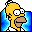 Blue Homer folder icon